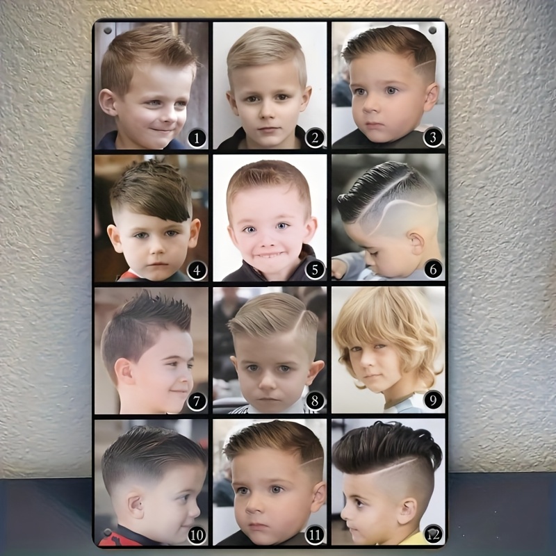 Hair Care Guide - Dekoracje do pokoju, Metalowy szyld w