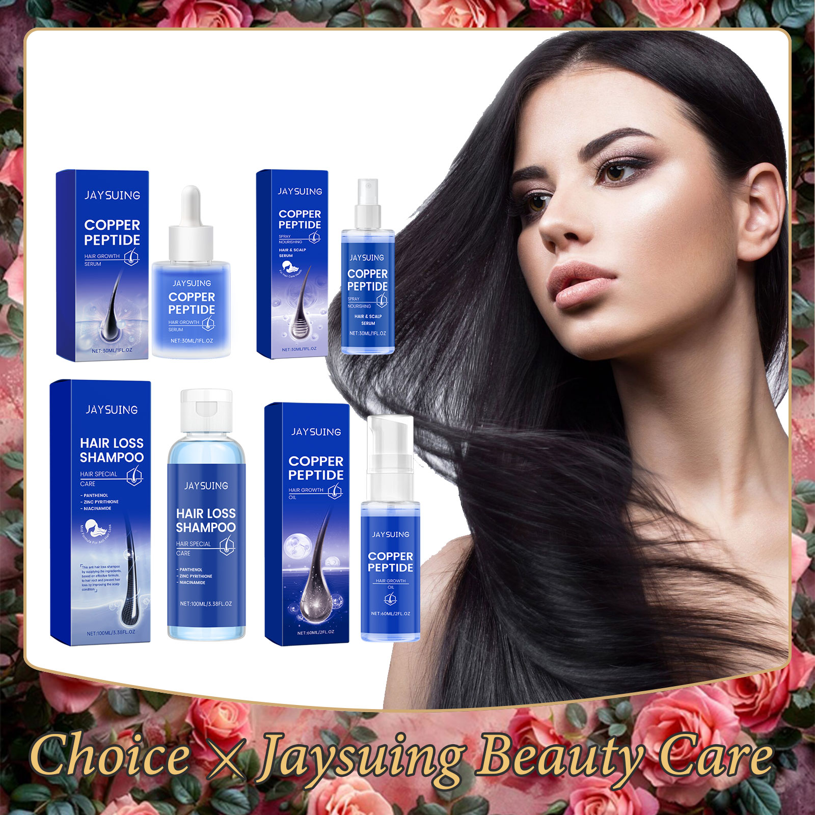 Hair Care Essence - Szampon z peptydem miedzianym Serum na