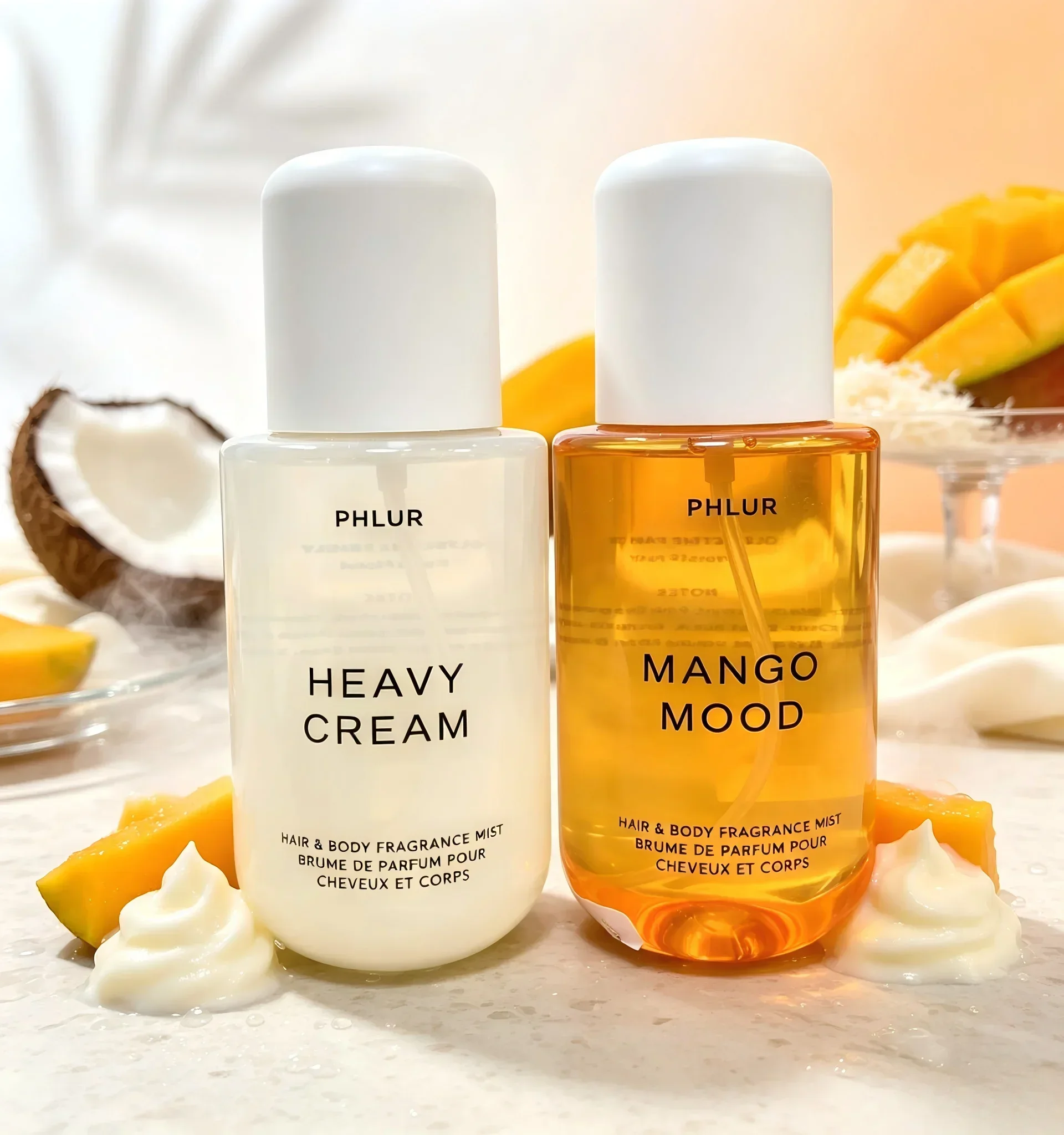 Hair Care Lotion - Zestaw Phlur Heavy Cream + Mango