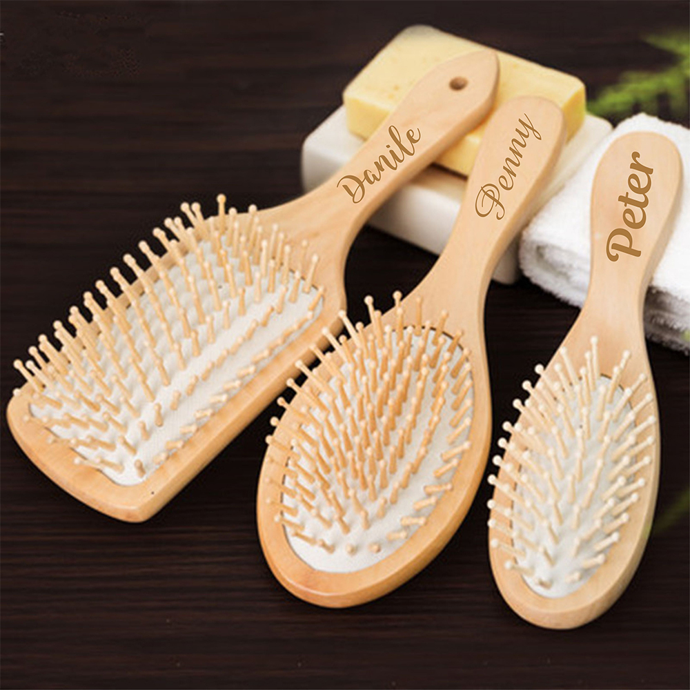 Hair Care Names - Spersonalizowane grzebień szczotka do włosów profesjonalna