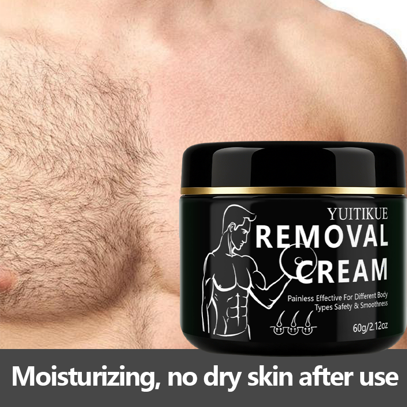 Hair Care Lotion - YUITIKUE Męski krem do depilacji ciała,