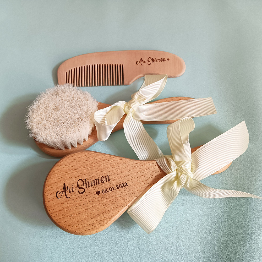 Hair Care Names - Grzebień kąpielowy dla niemowląt z niestandardową