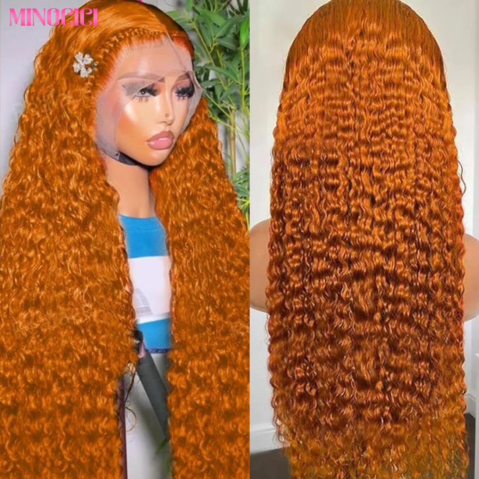 Lace Front Wig - Peruki z włosów naturalnych z koronką