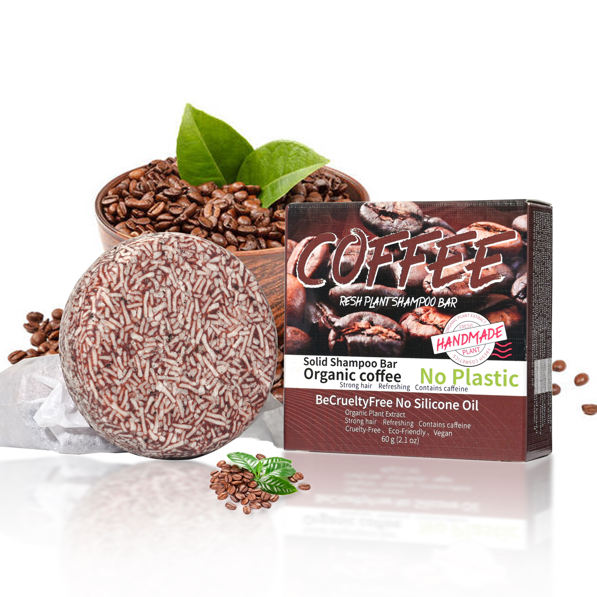 Hair Care Dandruff - J+60g Kawa Stały Szampon Nawilżający Oczyszczający