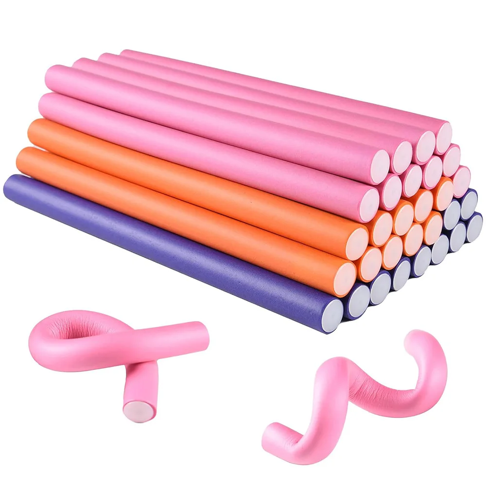 Hair Roller Set Flexi - 42 szt./zestaw Elastyczne wałki do kręcenia