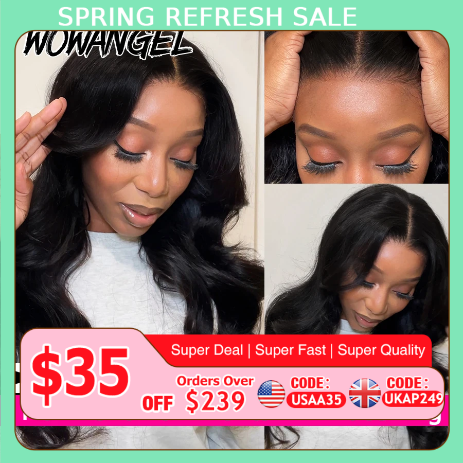Lace Front Wig - Peruka z ludzkich włosów Wow Angel