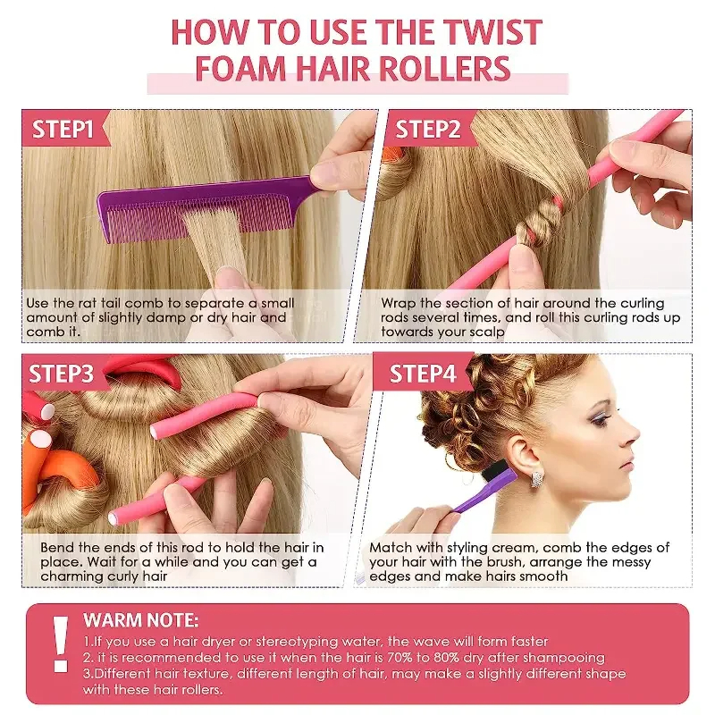 42 szt./zestaw Elastyczne wałk – Hair Roller Set Flexi recenzja i cena