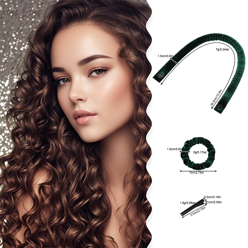 6Pcs/Set 35cm Long Soft Fabric – Hair Roller Set Flexi recenzja i cena
