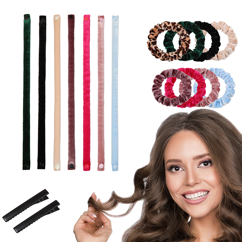 6Pcs/Set 35cm Long Soft Fabric – Hair Roller Set Flexi recenzja i cena