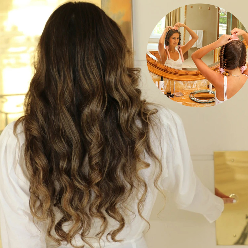 1-2Set Woman Heatless Curling  – Hair Care Guide recenzja i cena