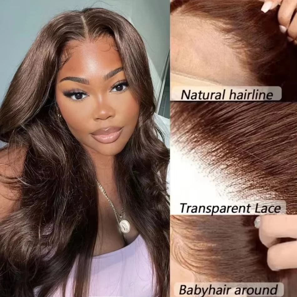 Brązowy czekoladowy # Peruka z – Lace Front Wig recenzja i cena