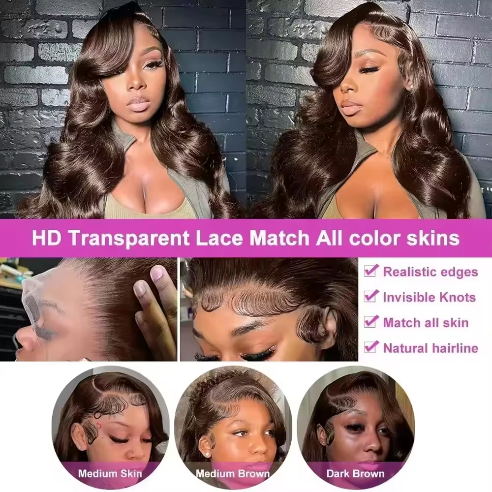 Brązowy czekoladowy # Peruka z – Lace Front Wig recenzja i cena