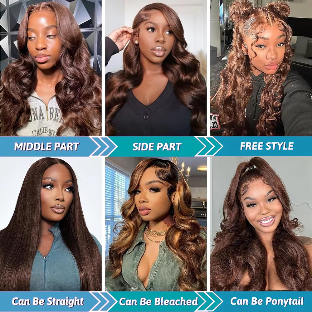 Brązowy czekoladowy # Peruka z – Lace Front Wig recenzja i cena