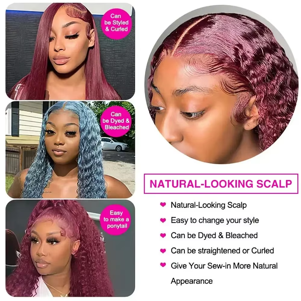 Peruka z ludzkich włosów 99J B – Lace Front Wig recenzja i cena