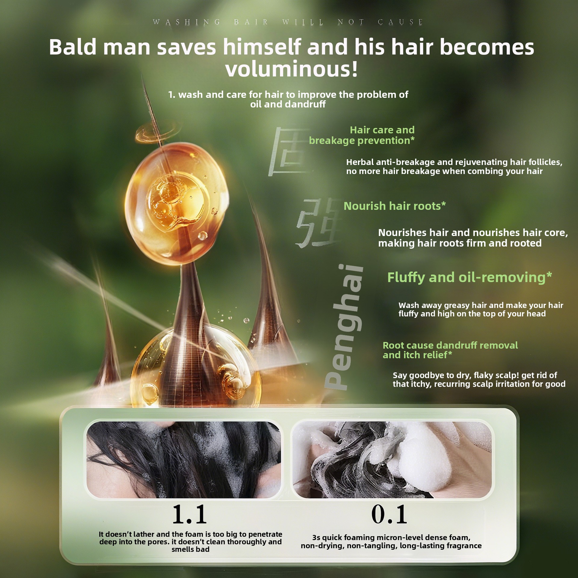 Szampon Usman, szampon z liśćm – Hair Care Dandruff recenzja i cena